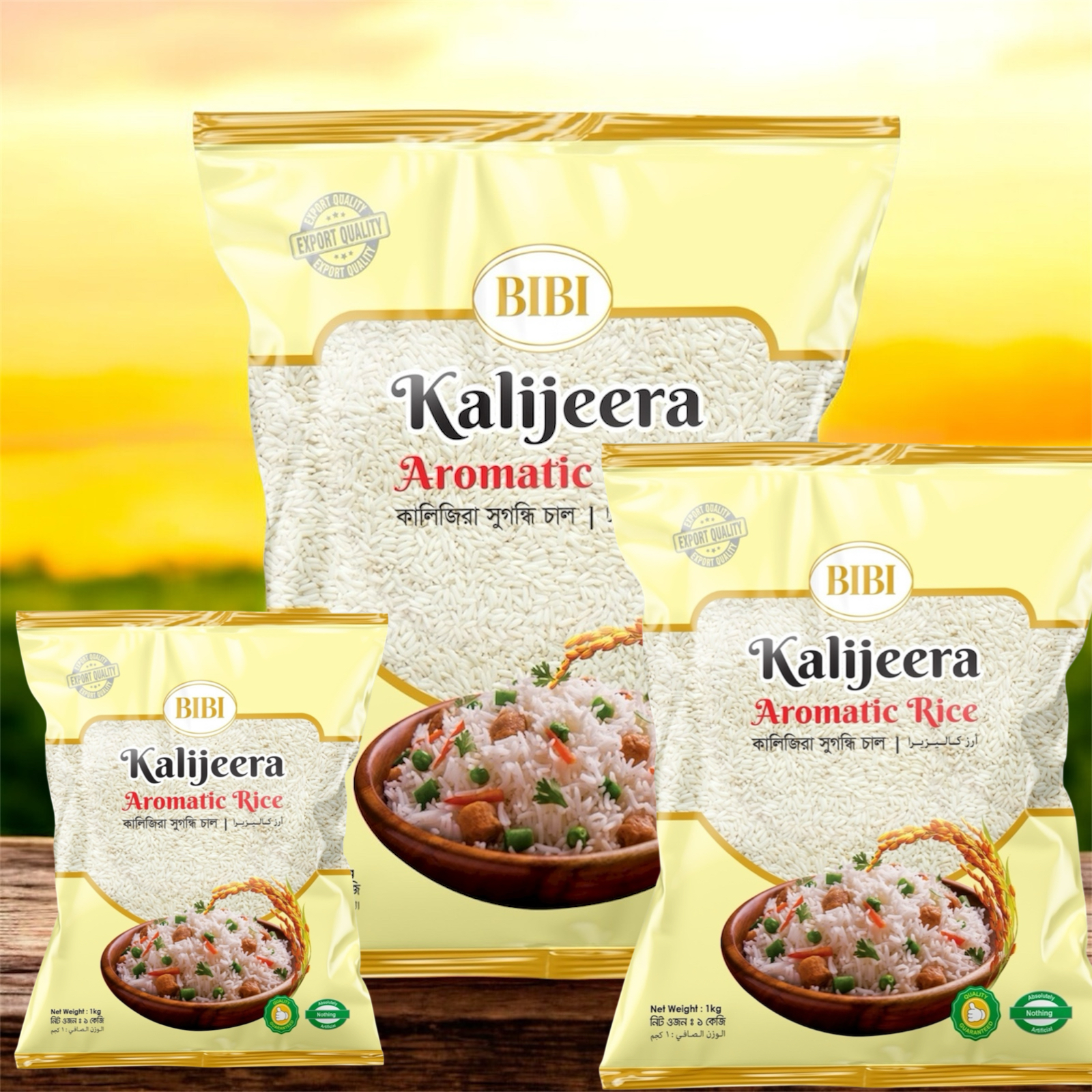 Bibi Kalijeera Rice 2Kg X5